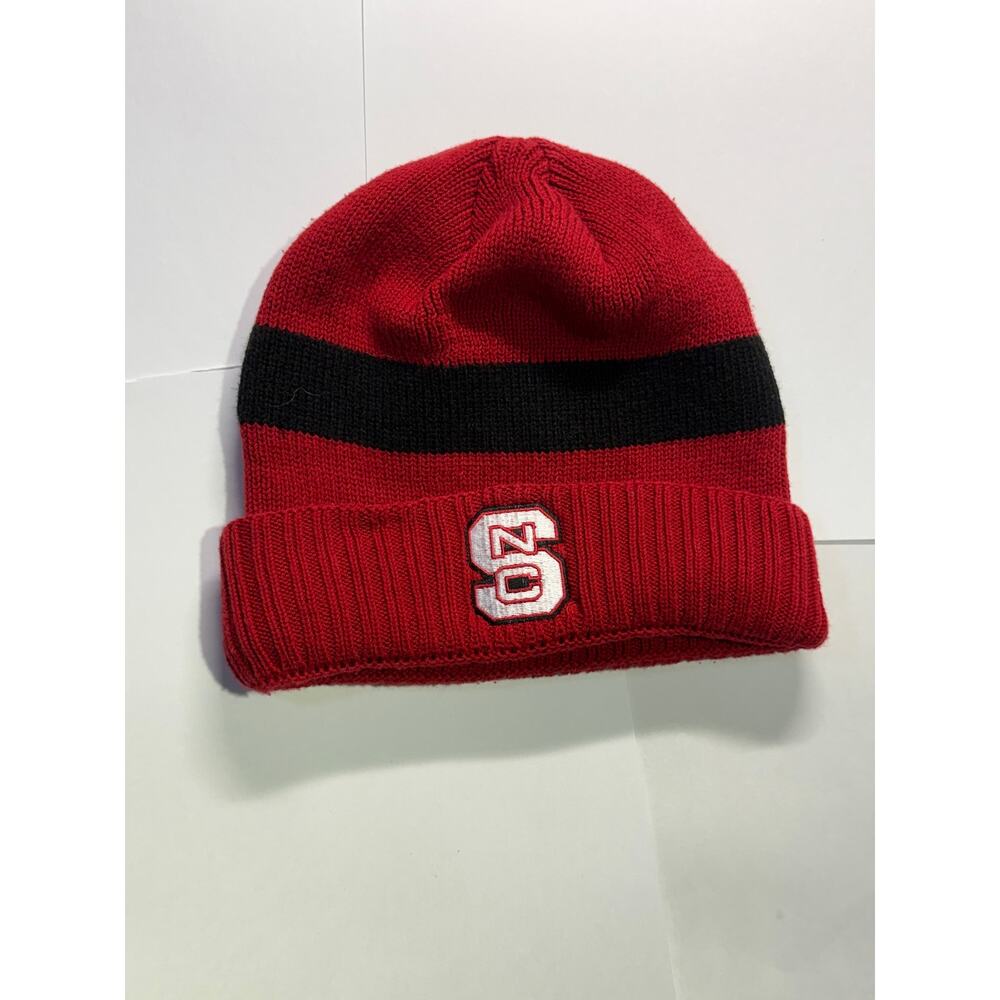 Adidas NC State Wolfpack Cuffed Knit Beanie Hat (OSFA)